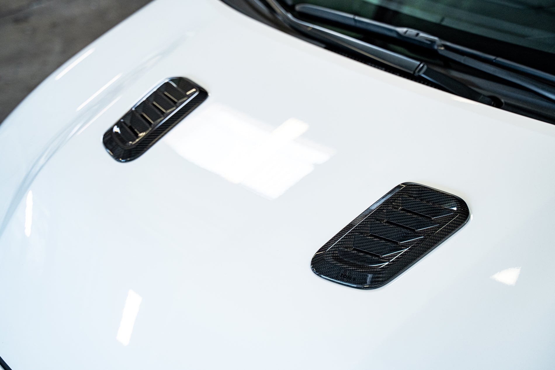 TOM'S Racing - Carbon Fiber Hood Vent Cover (Carbon) - Toyota GR