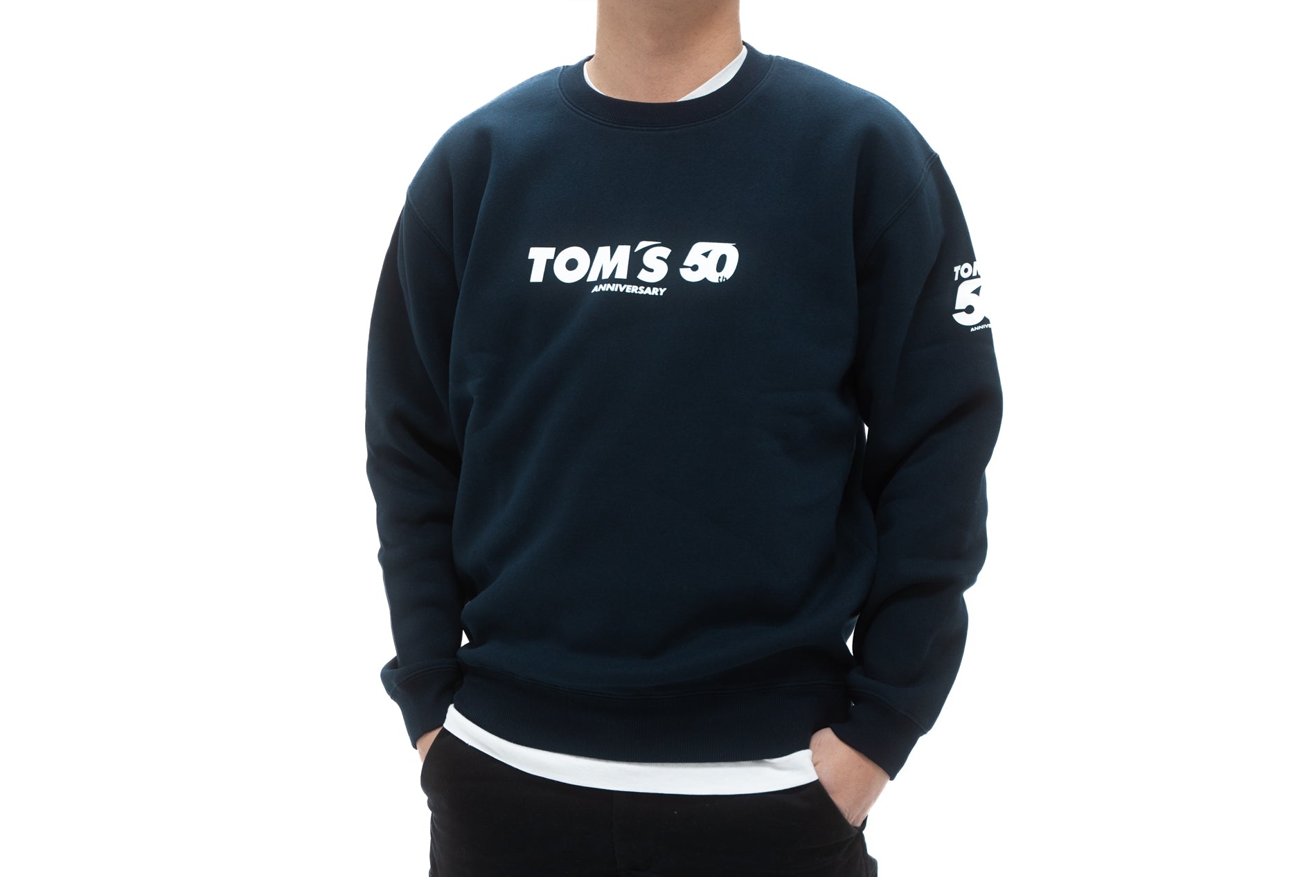 TOM'S Racing - 50th Anniversary Crewneck Sweater - Navy - 0
