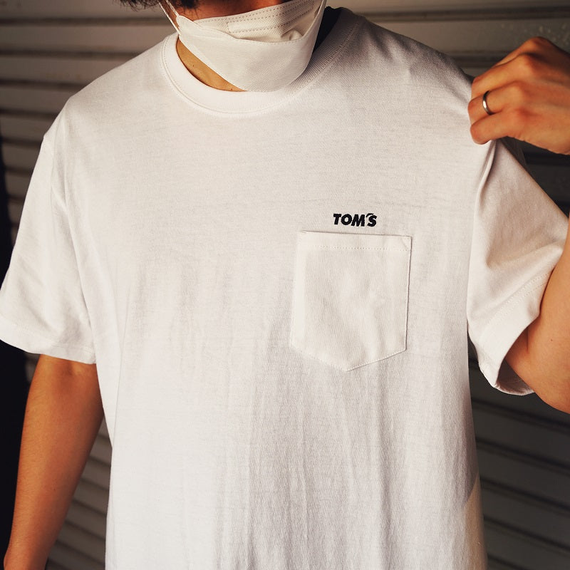 TOM'S Racing - Pocket T-Shirt (White or Black) T-Shirt
