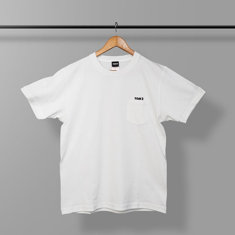 Buy white TOM&#39;S Racing - Pocket T-Shirt (White or Black) T-Shirt