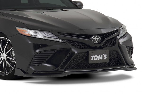 TOM'S Racing- Front Diffuser for 2018-2020 Toyota Camry (FRP-Painted- Matte Black) - 0