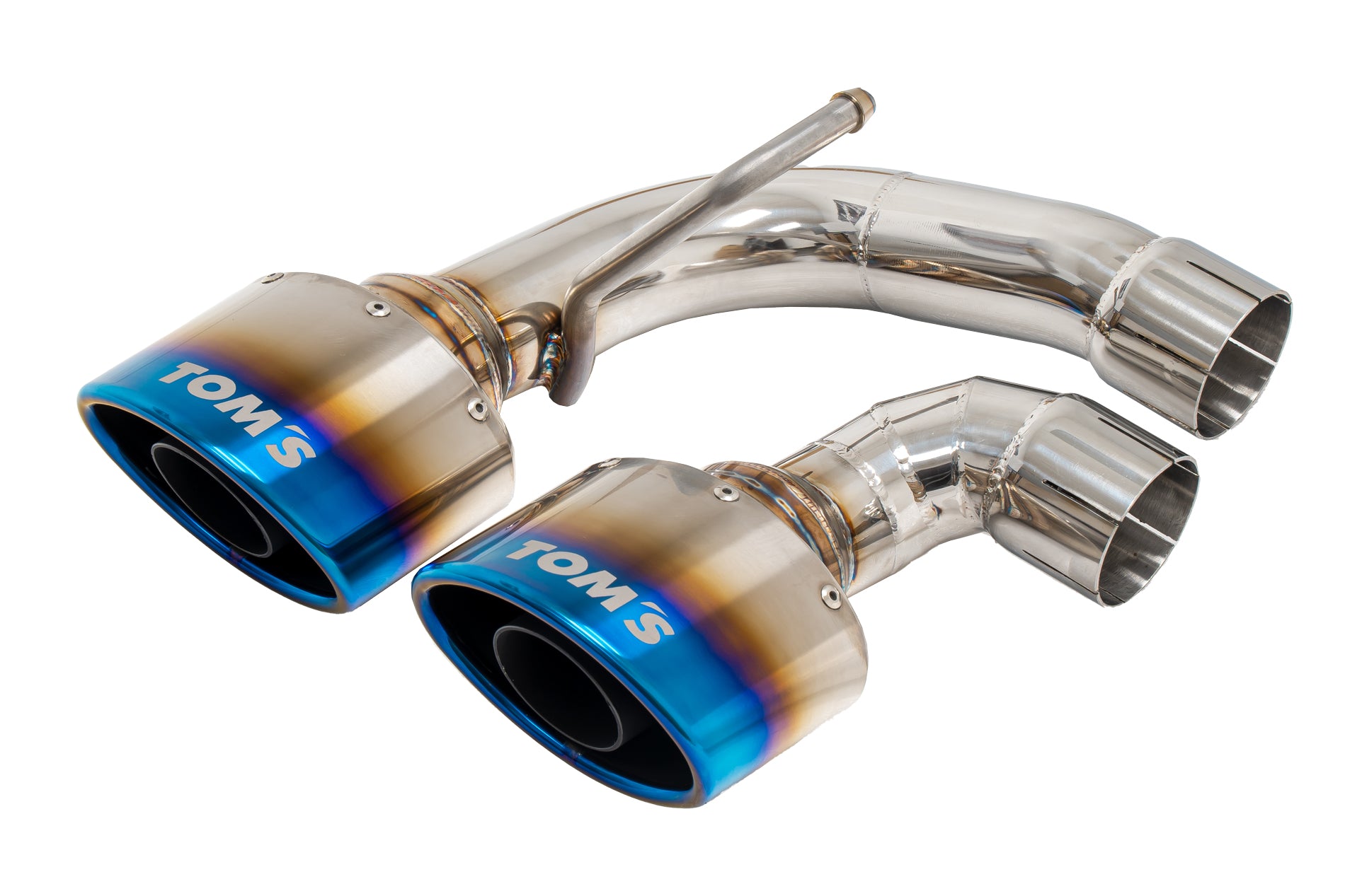TOM'S Racing- Stainless Steel Muffler (Titanium Tips) for 2018+ Lexus LC500, LC500h, LC Convertible **Special Order**