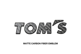 TOM'S Racing - Carbon Fiber Logo Emblem Badge - 0
