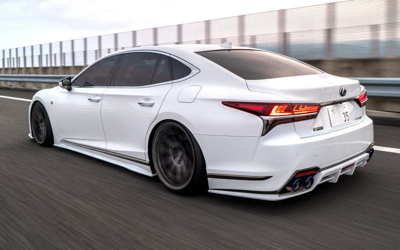 LEXON - Rear Under Diffuser (FRP) - Lexus LS500 / 500h (2018