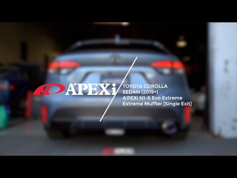 A'PEXi - N1 Evo Extreme [Single Exit] - 2020+ Toyota Corolla Sedan SE/XSE- **Preorder- ETA Late May**-6