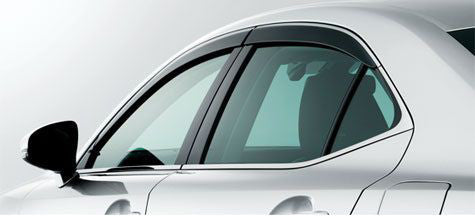 Lexus OE Japan - Window Visor Set - 2021+ IS300, IS350 (Chrome Trim) ** IN STOCK **