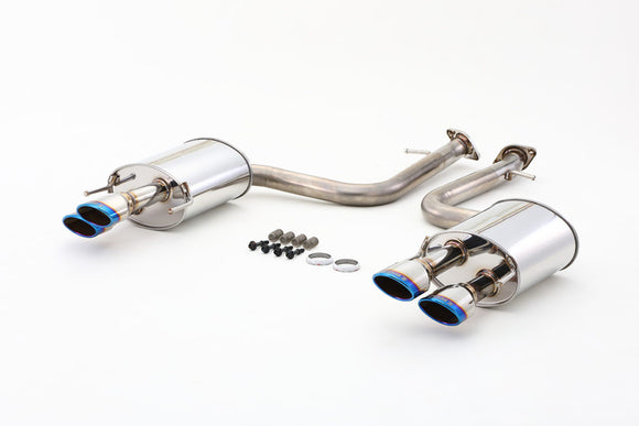 TOM'S Racing- Stainless Exhaust System (TOM'S Barrel/Titanium Color Burnt Tips) for 2022+ Lexus IS500 - ** Preorder ETA Lead Time Late October **