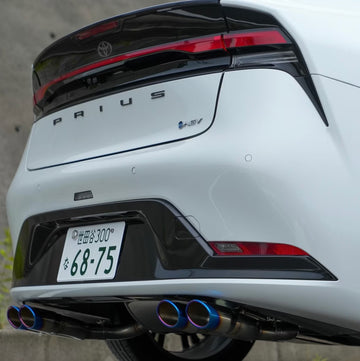 TOM'S Racing - Quad Exhaust System (With OEM Factory Rear Diffuser) - Toyota Prius (60) 2023+ - 0