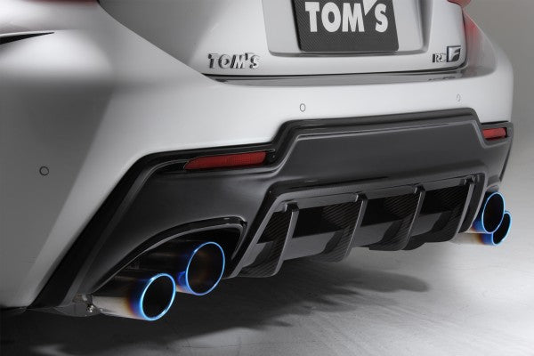 TOM'S Racing- Rear Bumper Diffuser for 2015-2019 Lexus RCF (FRP- Unpainted)