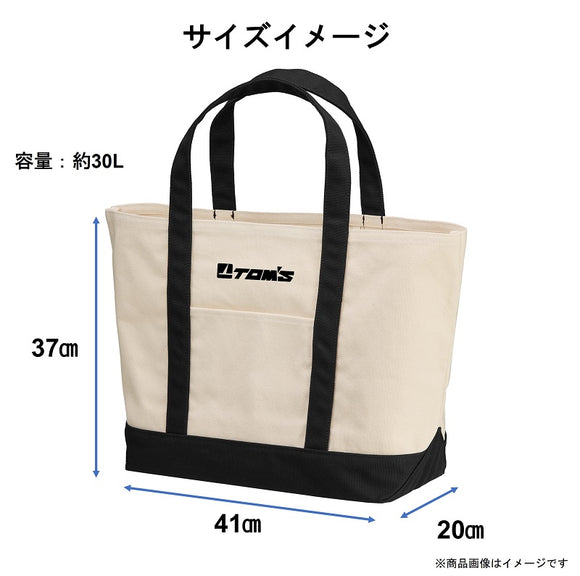 TOM'S Racing - 49th Anniversary TOM'S Canvas Tote Bag [Large] ** Limited Edition **