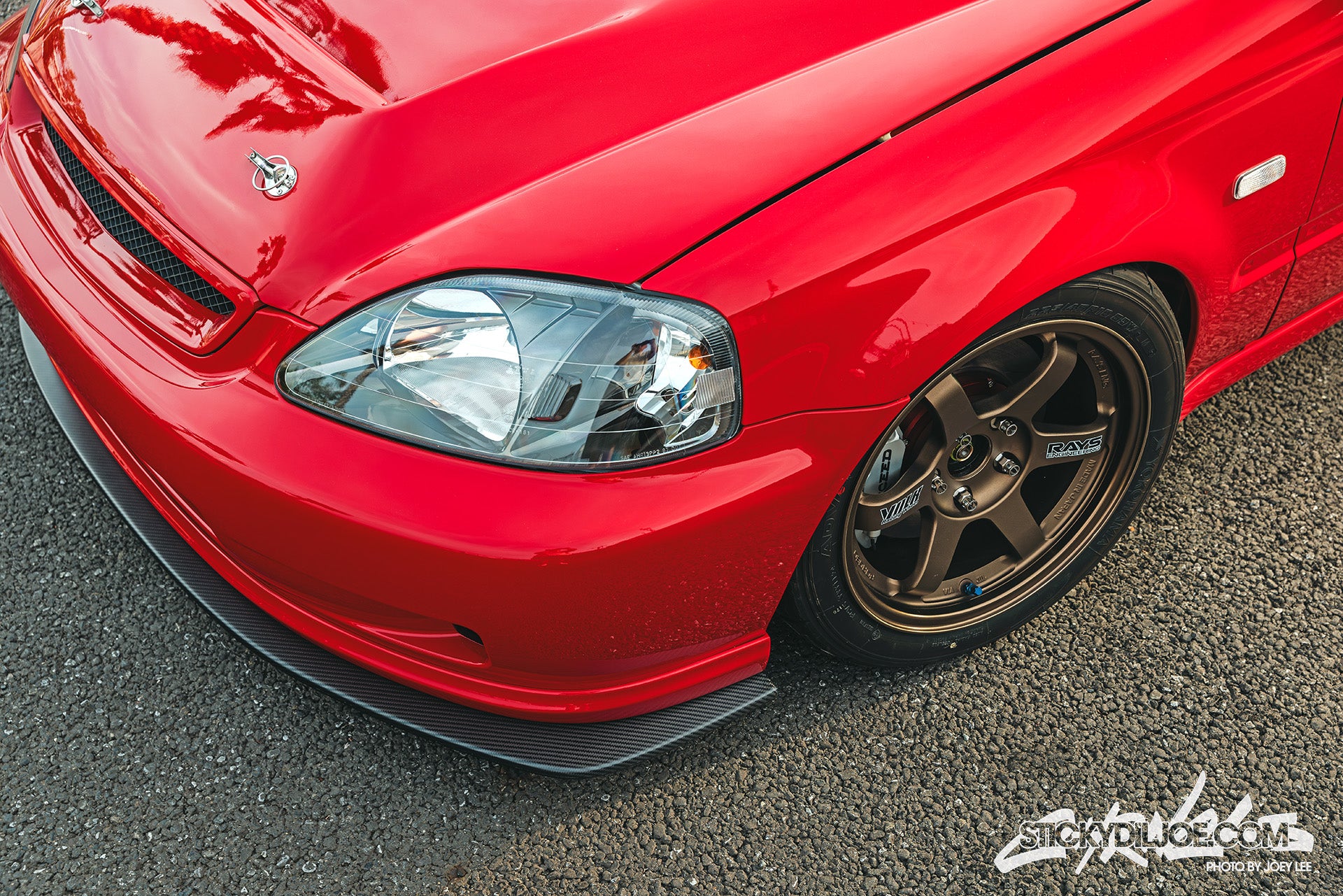 EXCEED Japan - Front Lip Spoiler V2 - Honda Civic EK (1998~1999