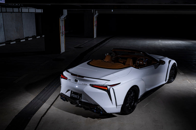 TOM'S Racing- Trunk Lid Spoiler (Dry Carbon) for 2021+ Lexus LC500 Convertible