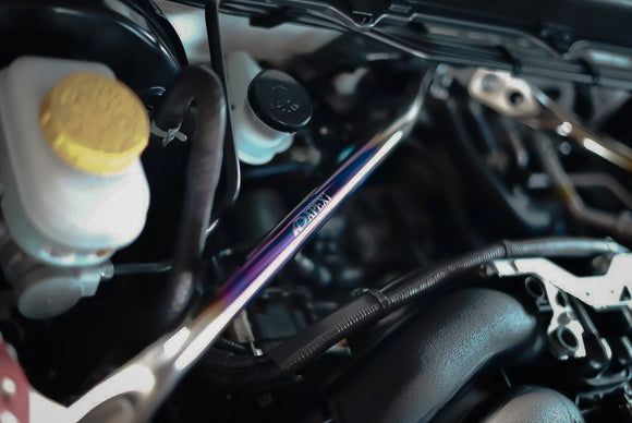 A'PEXi - Ti V-Bar Cowl Brace (Titanium V Bar) - Toyota GR86 / Subaru BRZ (2022+), Scion FR-S / Toyota 86 / Subaru BRZ (2013~2021)