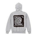 TOM'S Racing - 49th Anniversary TOM'S IGETA Wheel Pullover Hoodie Grey ** Limited Edition **-3