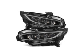 ALPHAREX - NOVA-Series LED Projector Headlights Black - Honda Civic (2016-2021)