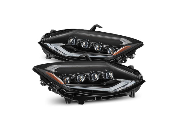 ALPHAREX - NOVA-Series LED Projector Headlights Black - Nissan Z (RZ34)
