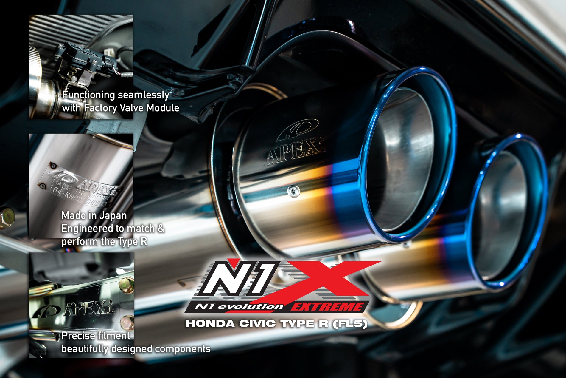 A pexi n1 x demo car civic type r fl5  09727