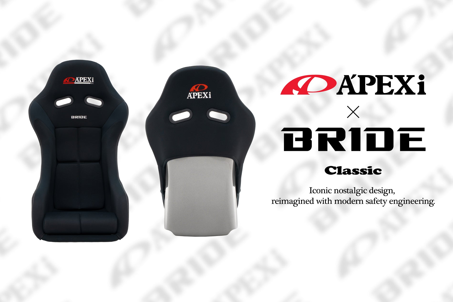 A'PEXi x BRIDE - ZETA IV Classic (FRP-Silver Back) ** LIMITED EDITION **