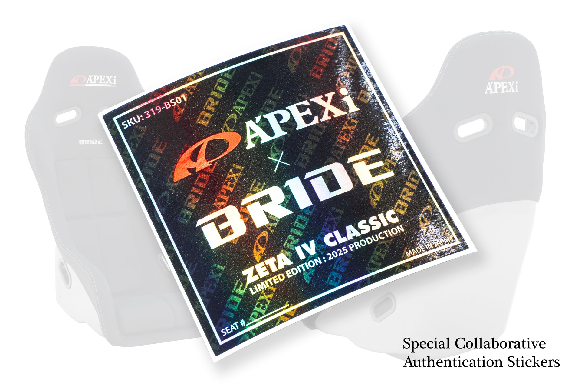 A'PEXi x BRIDE - ZETA IV Classic (FRP-Silver Back) ** LIMITED EDITION - SOLD OUT **