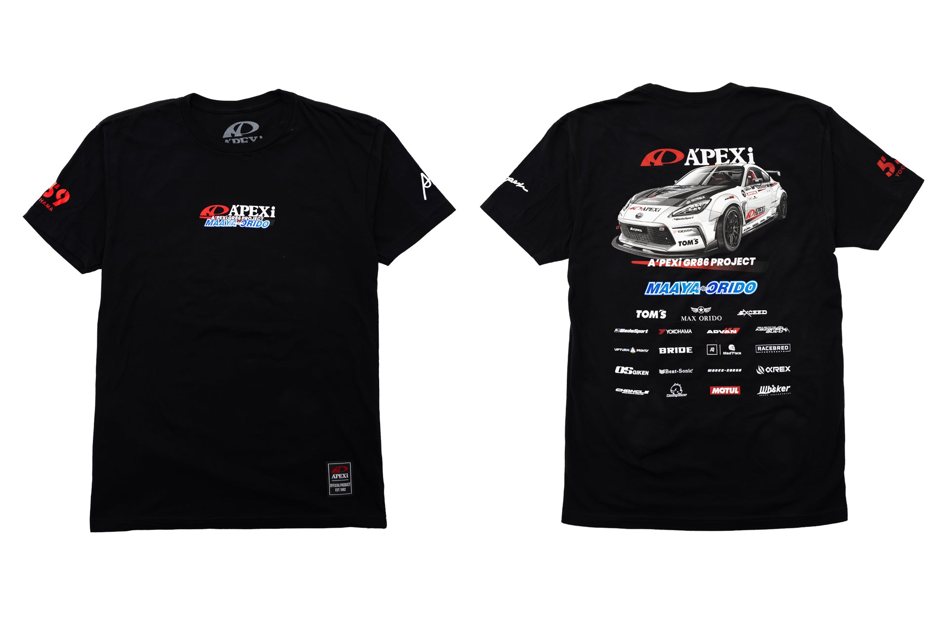 A'PEXi - A'PEXi GR86 - 559 Project x Maaya Orido 2026 Team T-Shirt
