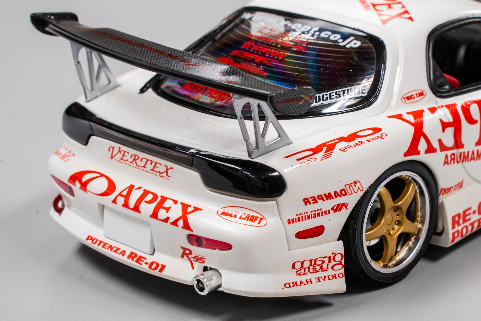 A'PEXi - RX-7 FD3S APEX D1GP Project - AUTO PRO SHOP 1/24 Scale Die Ca