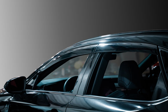 Lexus OE Japan - Window Visor Set - 2023+ Lexus RX F-Sport (Black Chrome Trim)