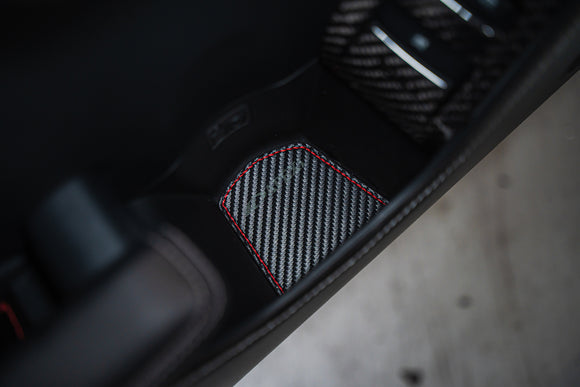 A'PEXi - Carbon Style Leather Mat - Toyota GR86 / Subaru BRZ (2022+)