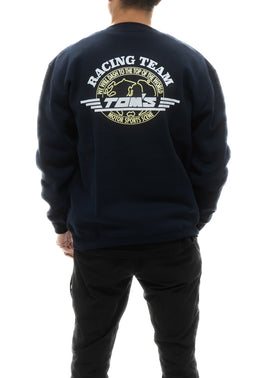 TOM'S Racing - 49th Anniversary Navy Classic Logo Crewneck Sweatshirt (Navy) ** Limited Edition ** - 0