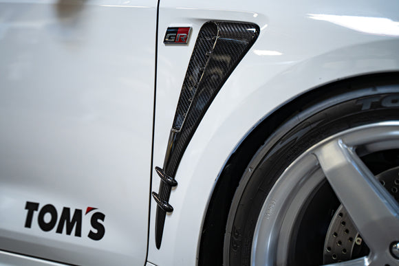 TOM'S Racing - Carbon Fiber Side Fender Duct - Toyota GR Corolla [2023+]