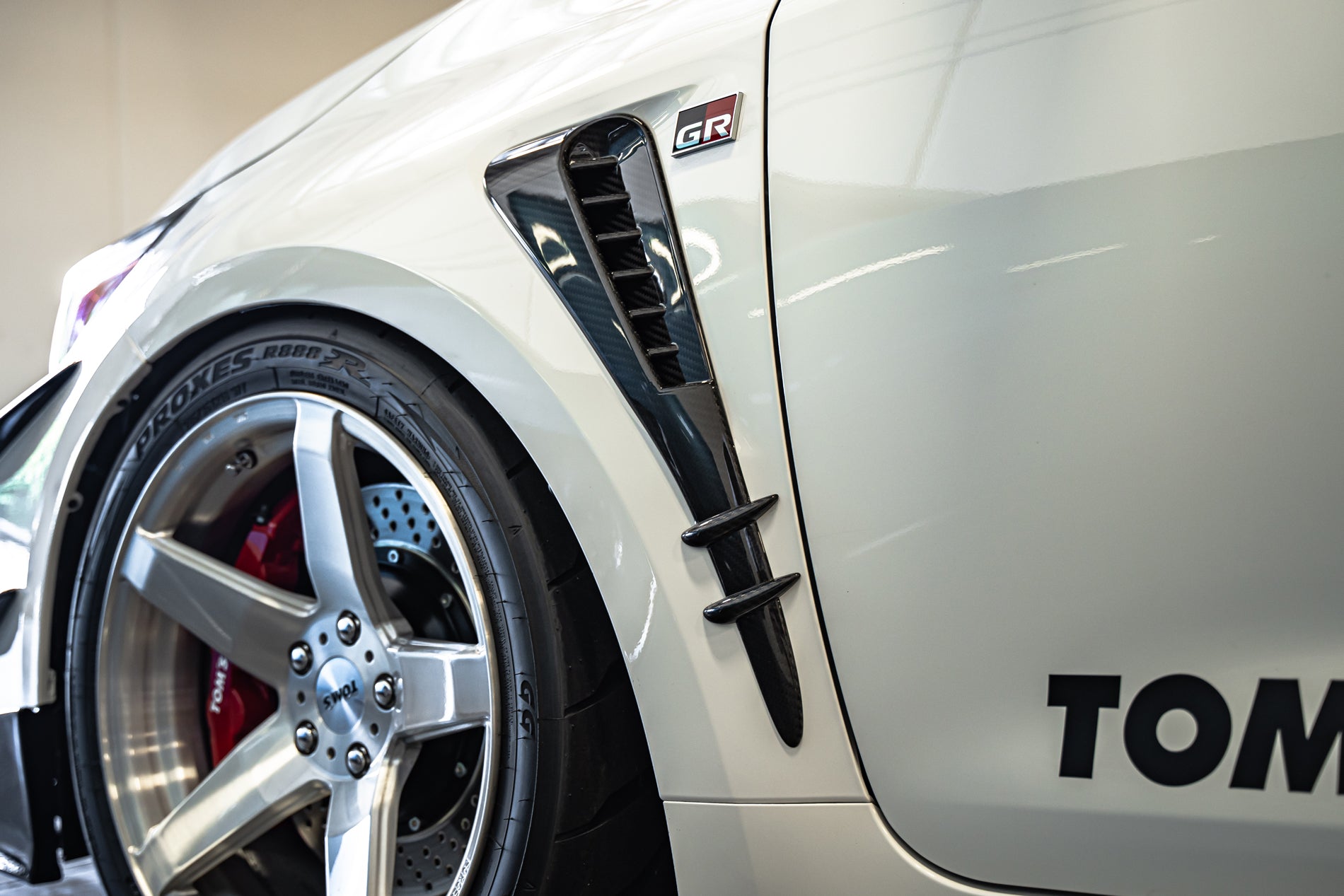 TOM'S Racing - Carbon Fiber Side Fender Duct - Toyota GR Corolla [2023+]