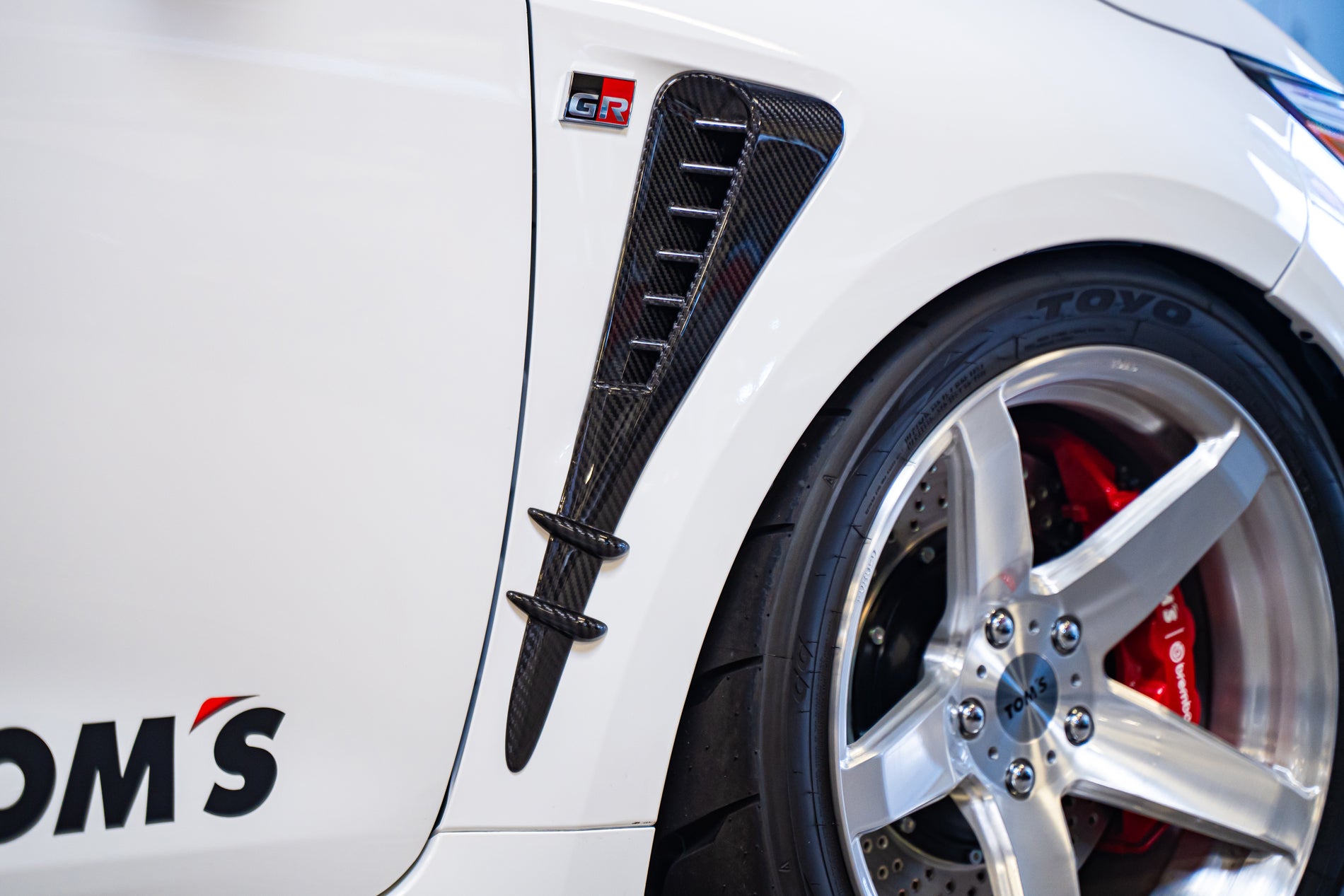 TOM'S Racing - Carbon Fiber Side Fender Duct - Toyota GR Corolla