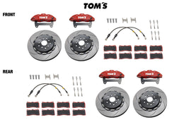 TOM'S Racing - Complete Brake Kit - GR86 (ZN8) 2022+ / FR-S, 86 (ZN6) 2013-2021
