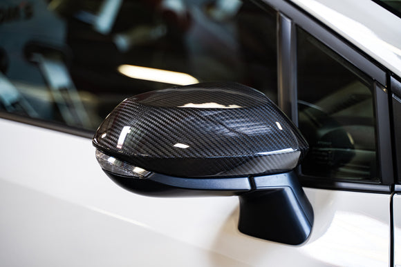 TOM'S Racing - Carbon Fiber Mirror Covers - Toyota GR Corolla [2023+] / Toyota Corolla Hatchback [2019+]
