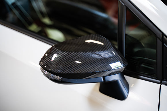 TOM'S Racing - Carbon Fiber Mirror Covers - Toyota GR Corolla [2023+] / Toyota Corolla Hatchback [2019+]
