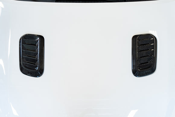 TOM'S Racing - Carbon Fiber Hood Vent Cover (Carbon) - Toyota GR Corolla [2023+]