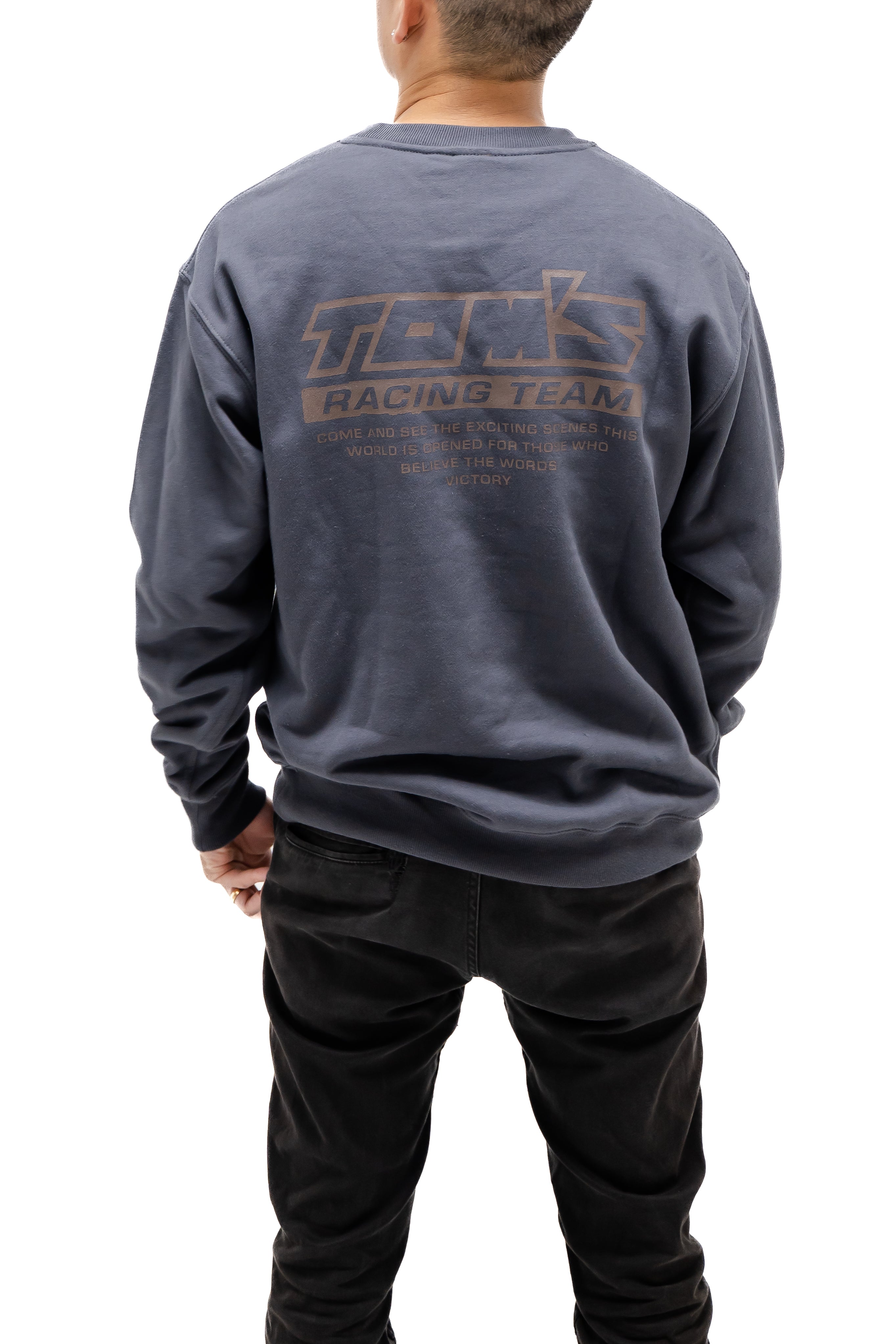 TOM'S Racing - 49th Anniversary Crewneck Sweater (Carbon Grey)