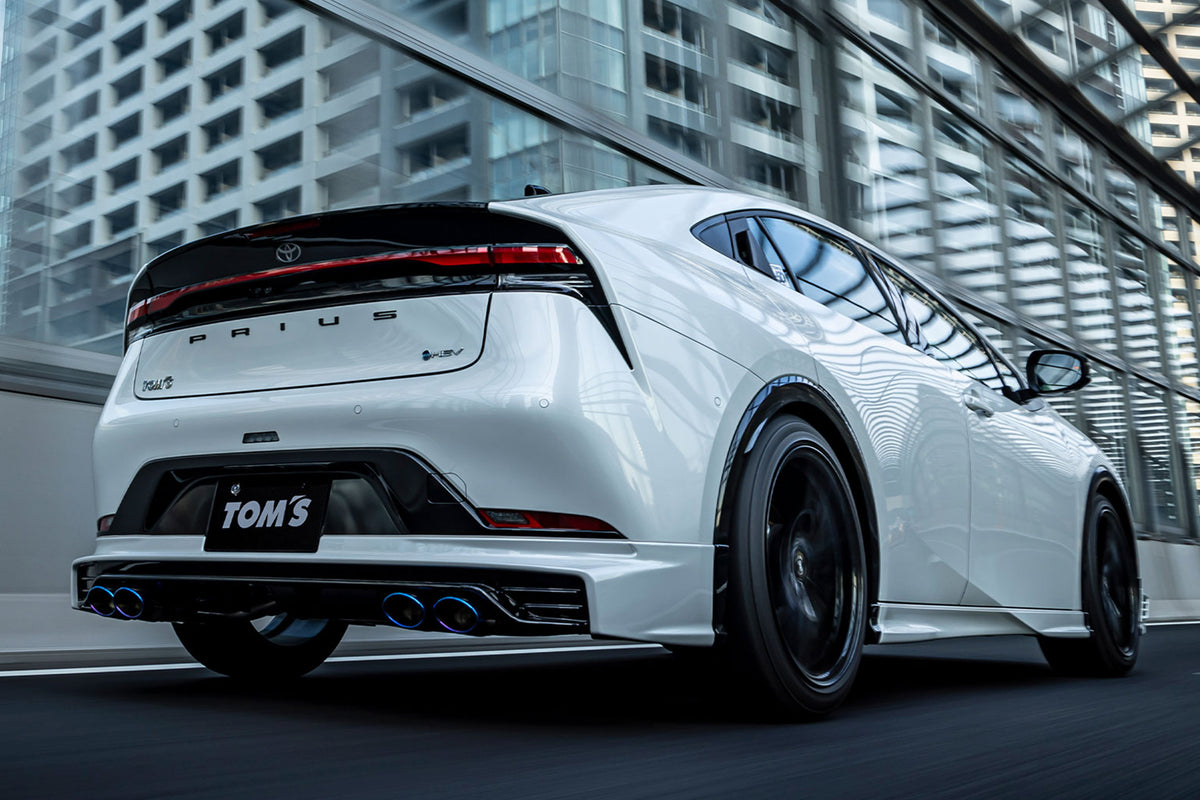 TOM'S Racing - Quad Exhaust System (With TOM'S Racing Diffuser) - Toyo ...