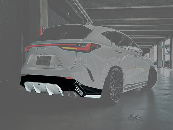 LEXON - Rear Diffuser (FRP) - Lexus NX F-Sport (2022+)