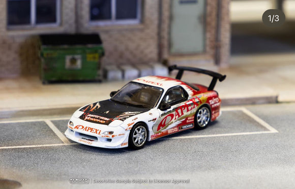 A'PEXi - A'PEXi RX-7 FD3S D1GP Project No.III - Tarmac Works x Vertex 1:64 Scale Die-cast