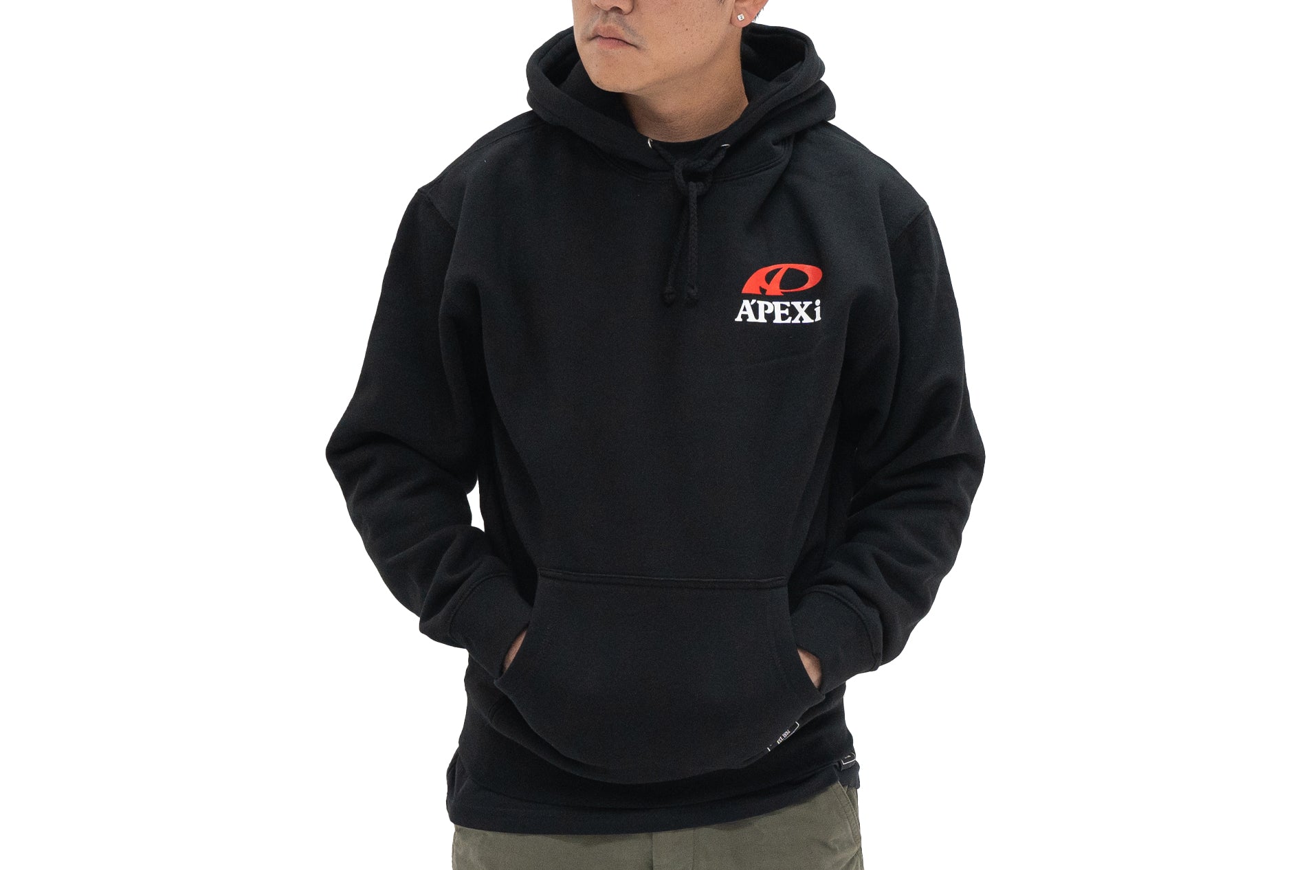 【希少/USA製】A.P.C. U.S. Logo Hoodie Black M Made in California Men's Pullover Men's Classic Pullover - Black
