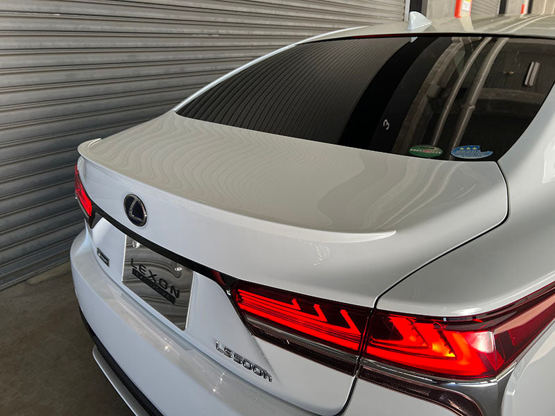 LEXON - Trunk Lid Spoiler (FRP) - Lexus LS500 / 500h (2018+) | APEXi USA