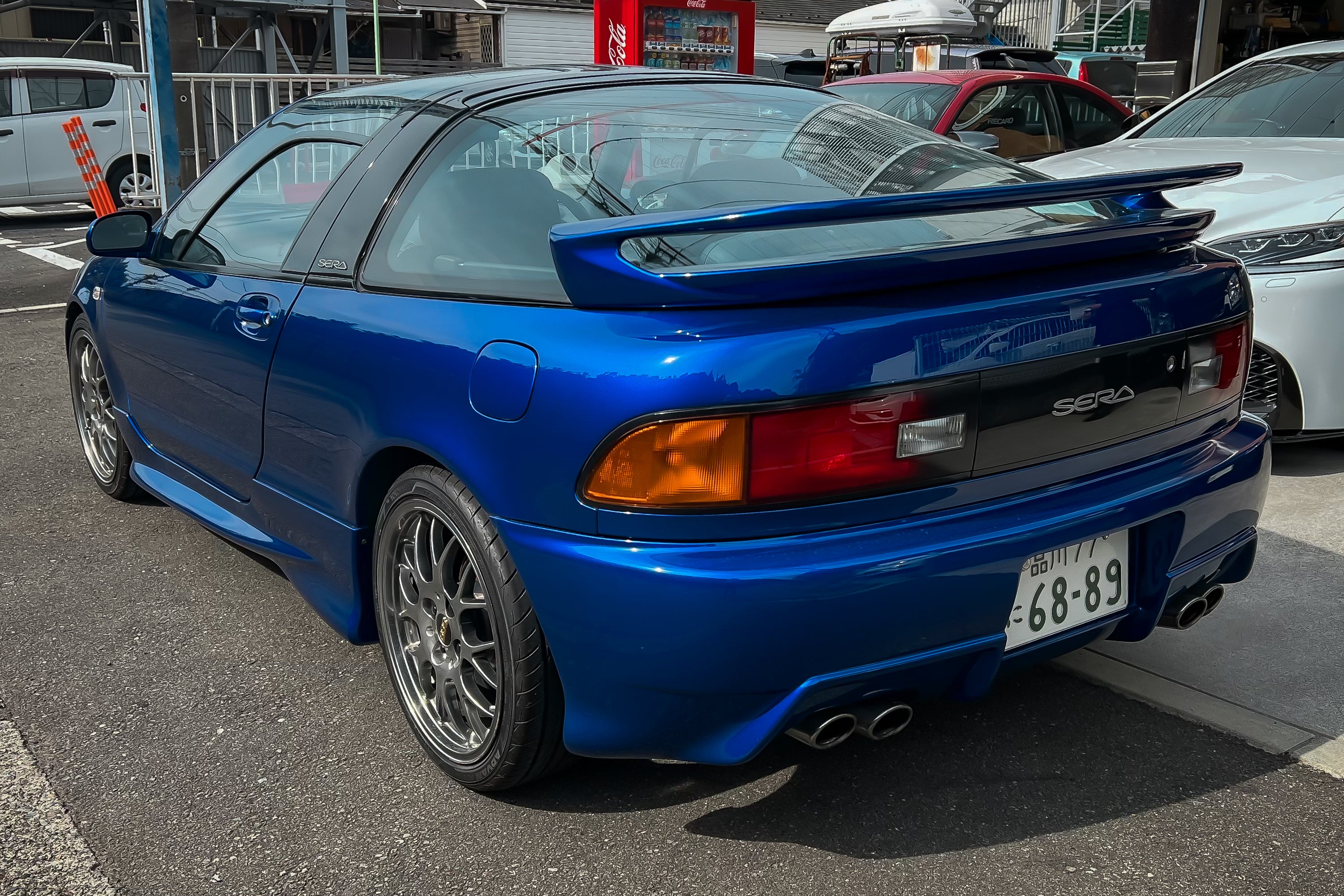 Quest Power by LEXON - Rear Bumper (FRP) - Toyota Sera (1990-1995) ** SPECIAL ORDER **