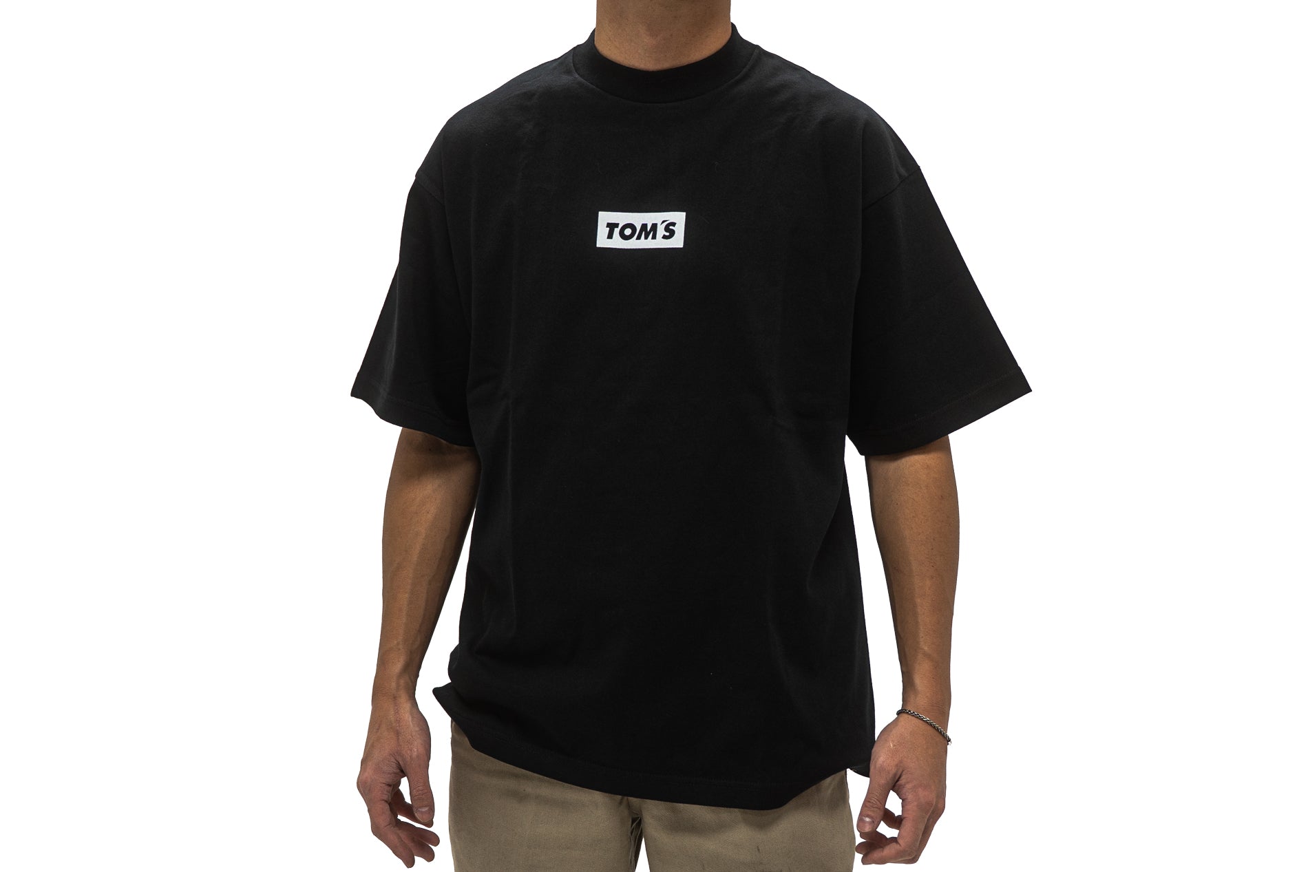 トップス UNIVERSAL PRODUCTS T.M BOX SHIRT TOM'S Racing - TOM'S Box Logo T-shirt (Black or Grey) | APEXi USA