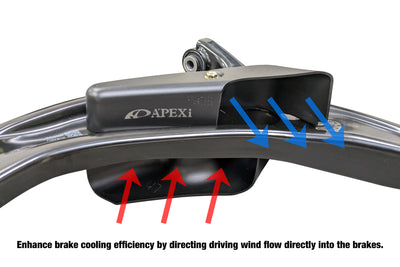 A'PEXi - N1 Brake Air Shroud (Brake Duct) Kit - Toyota GR86 / Subaru BRZ (2022+) & Scion FR-S / Toyota 86 / Subaru BRZ (2013~2021) - 0