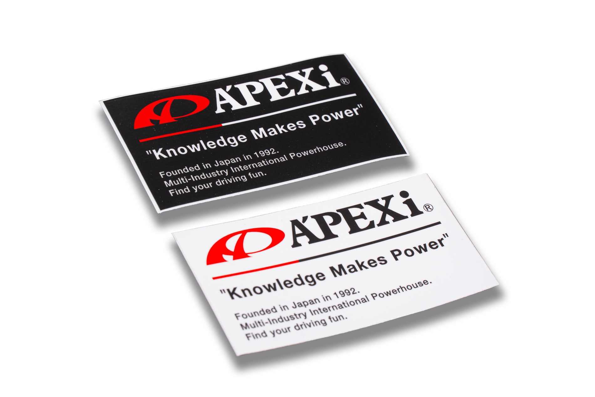 A'PEXi - Bumper Stickers - Knowledge Makes Power (Black or White)