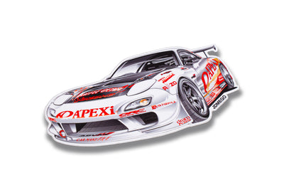 A'PEXi - Bumper Stickers - A'PEXi RX-7 FD3S D1GP (Die Cut)