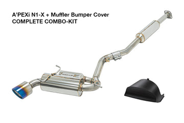 A'PEXi - N1 Evo Extreme (Catback : Single-Exit) + Muffler Bumper Cover - Toyota GR86 / Subaru BRZ (2022+), Scion FRS/ Toyota 86/ Subaru BRZ (2013-2021) ** Pre-Order : ETA End of July **