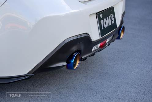 TOM'S Racing - Dual-Exit Catback Exhaust (OE Diffuser)- Toyota GR86 / Subaru BRZ (2022+) ** Preorder Lead Time ETA August 2025 ** - 0