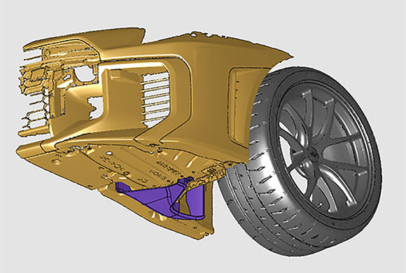 A'PEXi - N1 Brake Air Shroud (Brake Duct) Kit - Toyota GR Corolla (2023+)