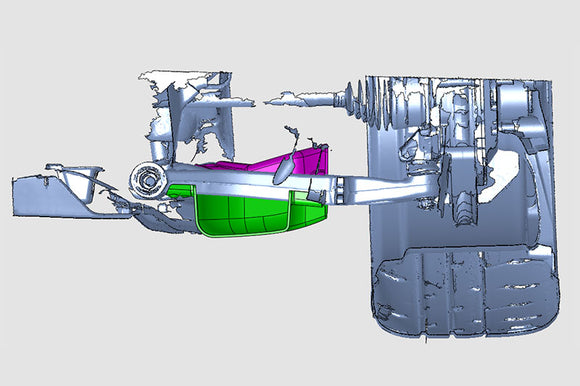 A'PEXi - N1 Brake Air Shroud (Brake Duct) Kit - Subaru WRX / STI [VA] (2015-2021)